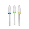 Serie Multicolor Cabezal de Cerámica para Moler Cabezal de Moler Accesorios para Máquina de Moler Cabezal de Moler en Forma de Maíz Herramientas de Manicura y Pedicura