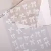 Pegatinas para Uñas de Lazo de Cinta, Versátiles y de Alta Gama, Accesorios de Pegatinas para Arte de Uñas DIY con Lazos, Estilo Sl