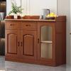 Aparador de Madera Maciza Sala de Estar Gabinete para Vino Gabinete de Té Multifuncional Cocina Gabinete de Té Doméstico Gabinete de Comida Armario Armario