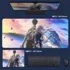 Mouse pad oversized Violet Evergarden, tema anime, para gamers, adequado para uso doméstico, tapete para teclado de computador e mesa, atacado do fabricante