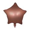 Globo de película de aluminio estrella de cinco puntas de 18 pulgadas decoración de cumpleaños diseño de salón de bodas sellado automático tablero Star Light globo de helio vacío flotante