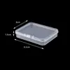 Caja Cuadrada Pequeña Transparente con Tapa, Caja de Herramientas, Manicura, Uñas Postizas, Caja de Plástico, Juguetes, Accesorios, Caja de Embalaje para Exportación Transfronteriza