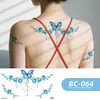 ¿El Nuevo Tatuaje de Flor Transfronterizo de Rikalon? Pegatinas de Tatuaje Impermeables para Clavícula y Pecho Dopamina Personalizadas Pegatinas de Tatuaje Europeas y Americanas