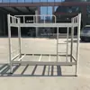 Fábrica de Chengdu, Sichuan, beliche superior e inferior para dormitório estudantil, cama de ferro, cama de solteiro com armário para apartamento de funcionários