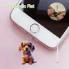 Adornos Colgantes Decorativos, Tapón Antipolvo para Teléfono Móvil, Tipo-C 2D Acrílico con Forma de Gato Lindo Pieza Plana de Interfaz