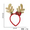 Amazon Nova Faixa de Cabelo de Natal Fivela de Cabeça de Alce de Natal Faixa de Chifre Decoração de Natal Festa de Vestir Chapéu