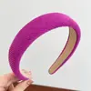 Lujo Ligero de Gama Alta, Estilo Fresco, Diademas de Esponja Fina de Colores, Flequillos al por Mayor, Cintas para el Cabello de Alta Cranial, Pinzas para el Cabello de Verano para Lavarse la Cara