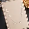 Lele Jewelry Colar de Estrela Mais Vendido na Amazon Design de Nicho Feminino Nova Tendência Simples Temperamento Corrente para Clavícula Feminina