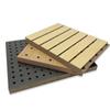 Placa de madeira com fenda para isolamento acústico, parede de madeira de alta densidade, proteção ambiental, placa absorvente de som, estúdio de gravação, KTV, sala de reuniões, material de isolamento acústico