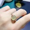 Ventas Directas de Fabricante Transfronterizas Joyería Anillo de Piedra de Uva Natural Plata 925 Incrustado con Piedra Preciosa Joyería de Mano para Mujer Anillo Venta al por Mayor
