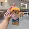 Urso de Pelúcia Fofo Ursinho Fofo Brinquedo Macacão Boneca Animal de Pelúcia Urso Boneca de Pano Bolsa Decoração