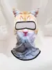 Máscara de protección solar para exteriores con estampado de animales 3D, máscara divertida para deportes y ciclismo, protección para cara y cuello, cubrecabezas a prueba de polvo y bloqueador solar