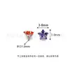 Aretes de Acero Inoxidable Estrella de Cinco Puntas Zirconia 5A, Piercings para Labio, Aretes para Cartílago Auricular Garra de Estrella, Acero de Titanio, Joyería Personalizada para Piercing, Cabezales de Repuesto