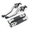Adecuado para Kawasaki Z1000/R Ninja1000Sx Palanca de Freno y Embrague Plegable Modificada Manija de Freno de Mano Funda de Goma