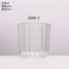 Venta al por mayor del fabricante Taza de vela engrosada Taza de vidrio para aromaterapia Portavelas de fragancia Decoración Habitación Taza de vela de vidrio transparente