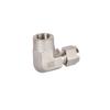 Roke Marca Acero Inoxidable Doble Virola Ángulo Recto Rosca Interna Conexión Tubería Imperial 1/16 pulgada-2 pulgadas