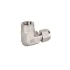 Marca Roke se especializa en Comercio Exterior y Suministra Acero Inoxidable 316 Tubería Imperial Doble Férula Rosca Interna Conector Roscado Interno 90 grados
