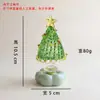 [Modelo Giratorio] Árbol de Navidad de Vidrio Giratorio Sensación de Internet de Zibo Decoración Navideña Más Vendida Adorno de Regalo Artesanía
