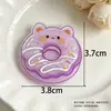 Accesorio de pasador de pelo acrílico de dona de dibujos animados, lindo accesorio pequeño hecho a mano para pasadores y fundas de teléfono