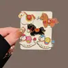 Broche de Año Nuevo del Caballo, Insignia Metálica Linda y Creativa Estilo Chino, Regalo para Amigos en su Año Zodiacal, Accesorio