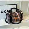 Bolsa Tote Xadrez de Grande Capacidade para Casal 2026 Nova Bolsa de Viagem de Tecido Oxford para Viagens de Curta Distância Bolsa Portátil para Fitness
