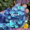 Escama de Dragón Sirena Iridiscente Concha Grande 40mm Lentejuelas Plegadas DIY Siete Colores Deslumbrante Escama de Pez Forma de Abanico Cuentas
