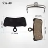 Pastillas de Freno de Disco para Bicicleta de Montaña, Pastillas de Freno para Bicicleta de Montaña, Pastillas de Freno de Disco de Resina para Bicicleta, Accesorios de Ciclismo