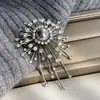 Broche de Fuegos Artificiales Brillantes con Perlas Shijia y Diamantes Completos para Mujer, Exquisito y de Alta Gama, Pin para Suéter de Otoño e Invierno, Broche Versátil y Único
