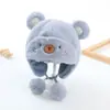 Gorro de Invierno para Bebé Lindo y Súper Lindo 5-24 Meses Unisex Gorro de Felpa para Bebé Gorro Cálido de Invierno para Niños con Protección para las Orejas
