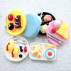 Plato para Postre de Pastel Pegamento en Crema Imán para Nevera DIY Funda de Teléfono Accesorios para el Cabello Diadema Colgante Accesorios de Resina Adornos