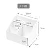Desktop Plástico Cosméticos Caixa de armazenamento Household Living Room Bedroom Desktop Storage Office Papelaria Caixa de armazenamento cosméticos