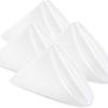 Servilleta de restaurante occidental 43*43cm 100% poliéster borde de bloqueo de servilleta, servilleta lavable, adecuada para fiesta, paño para la boca