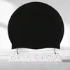 Gorro de natación de silicona impermeable de alta elasticidad personalizado para adultos, unisex, para competición profesional, antideslizante, protector de oídos, sin apretar