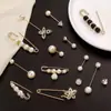 Broche de Perla Antirreflejos Sentido Avanzado Nicho Hebilla de Cintura para Pantalones de Mujer Artefacto para la Cintura Pin de Accesorios Fijos para Ropa