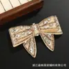 Accesorios de Lazo con Pedrería de Lujo Ligero, Parches Pequeños de Lazo Estilo Chanel, Pinzas para el Cabello, Materiales para Manualidades de Zapatos y Bolsos al por Mayor