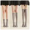 Calcetines de Terciopelo Extendido con Puntos a Media Pantorrilla Lolita Primavera/Verano Jk Silicona Antideslizantes Largos Hasta la Rodilla