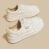 Zapatillas Blancas Deportivas Casuales Versátiles de Cordones Diarios con Suela Gruesa y Suaves para Mujer, Nueva Moda Primavera/Verano 2026