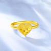 Anel de Coelho com Escamas de Peixe Dourado Vietnamita em Favo de Mel Feminino Nicho Versátil Elegante Anel de Coelho Ano Animal Joia de Mão