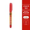 Caneta Marcadora de Furo Profundo Nova Multicor com Cabeça Longa Caneta Marcadora para Furo Profundo de Azulejo Caneta à Base de Óleo Impermeável de Secagem Rápida Caneta para Marcenaria Atacado