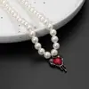 Colar Preguiçoso Estilo Francês com Pérolas de Imitação para Mulheres, Corrente para Clavícula Elegante de Nicho de Luxo, Nova Corrente de Pescoço para Suéter 2026