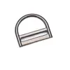 Hebilla de Anillo en D de Metal Hebilla de Anillo con Forma de D Hebilla de Cinturón para Ropa Equipaje Mochila Accesorios