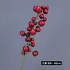 Bayas Artificiales, Ramas Secas, Flores Falsas, Adornos de Decoración para el Hogar, Frutas Silvestres Rojas, Decoraciones Festivas Temáticas del Bosque, Manzanas Pequeñas