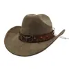 Aliexpress Sombrero de Vaquero Suave de Gamuza Otoño e Invierno para Hombres y Mujeres Ala Ancha Sombrero de Copa Sombrero de Jazz Sombrero de Caballero Yzdjp040