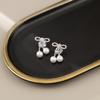 Pendientes de Clip para Oreja con Borla de Lazo de Diamante, Placa de Incienso para Mosquitos Indolora, Pendientes Exquisitos de Moda Sin Agujeros en las Orejas, Sentido Avanzado, Pendientes Combinables