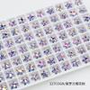 Taladro de uñas Dongzhou 8MM broca de fondo puntiagudo de estrella de mar accesorios para joyería DIY accesorios para colgantes de pulsera taladro pegajoso para uñas super brillante