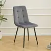 Taburete tapizado con respaldo de estilo nórdico de lujo ligero para uso doméstico, adecuado para tiendas de té con leche, cafeterías, restaurantes y áreas de reunión, Silla de arte en hierro con respaldo