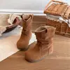 Zapatos de Algodón para Niños Botines Cortos para Niñas Botas de Princesa Apiladas Otoño e Invierno Nuevas Botas de Invierno con Felpa Adicional Zapatos Casuales Elegantes Botas para Bebé