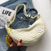 Bolsa Pequeña de Lona Linda Versátil de Nicho para Mujer Modelo Nuevo 2026 Estilo Coreano Bolso Cruzado de Hombro de Moda Bolso Dumpling