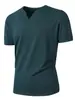 Europa y Estados Unidos comercio exterior transfronterizo desean hombres verano deportes fitness ocio elástico vertical cuello redondo vertical manga corta camiseta