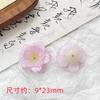 Novo estilo antigo chinês sensação fria Flor de lótus folha de bambu Peça termoencolhível pingente DIY joias feitas à mão grampo de cabelo acessórios com contas feitas à mão